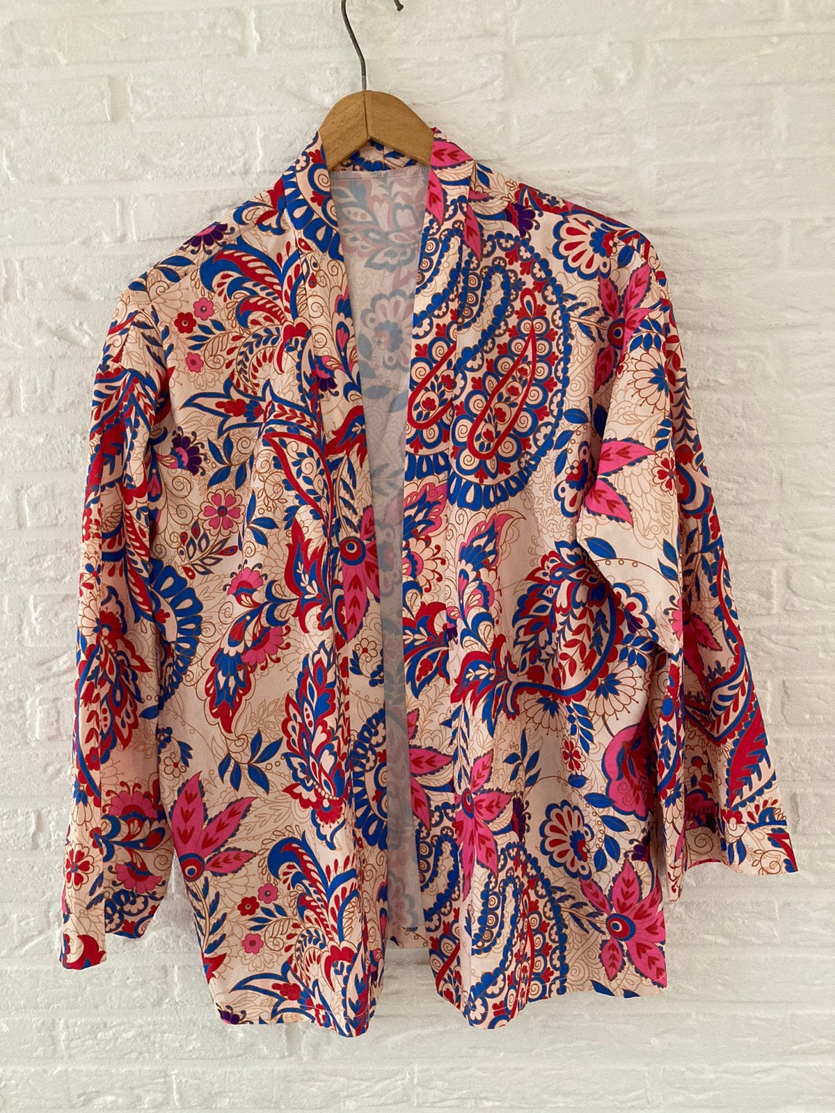 Prachtige KIMONO ( anna chapot pom oilily stijl print, Ophalen of Verzenden, Zo goed als nieuw, Maat 38/40 (M), Meerkleurig