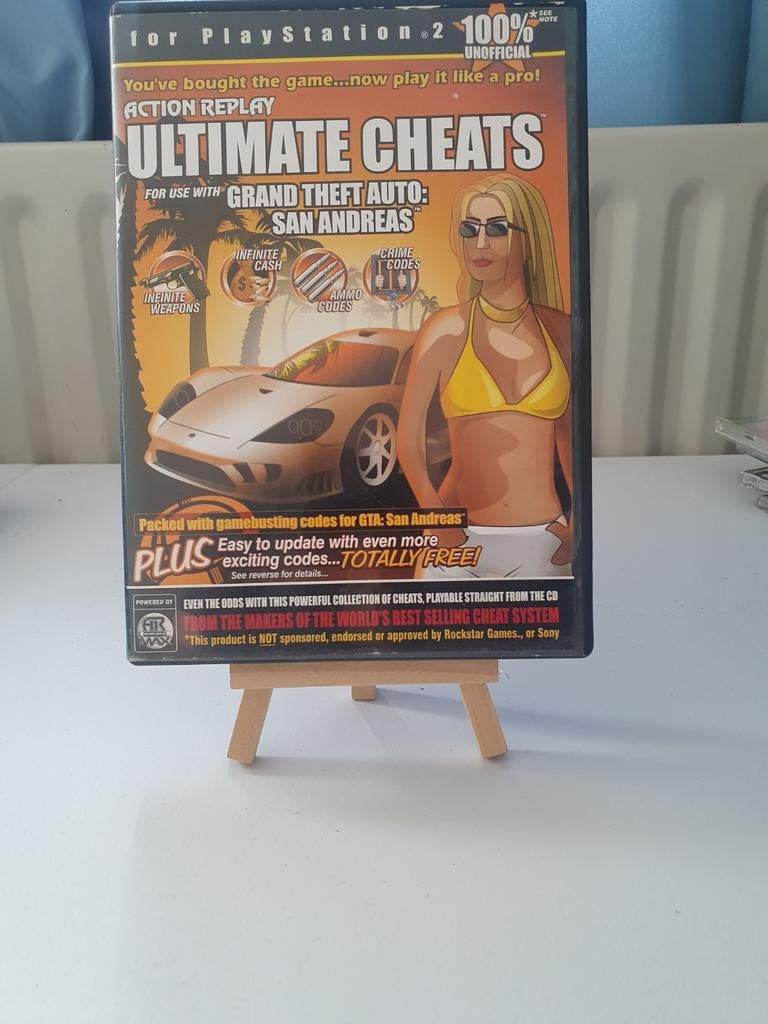 Action Replay Ultimate Cheats voor GTA San Andreas PS2, Spelcomputers en Games, Games | Sony PlayStation 2, Gebruikt, Vanaf 18 jaar