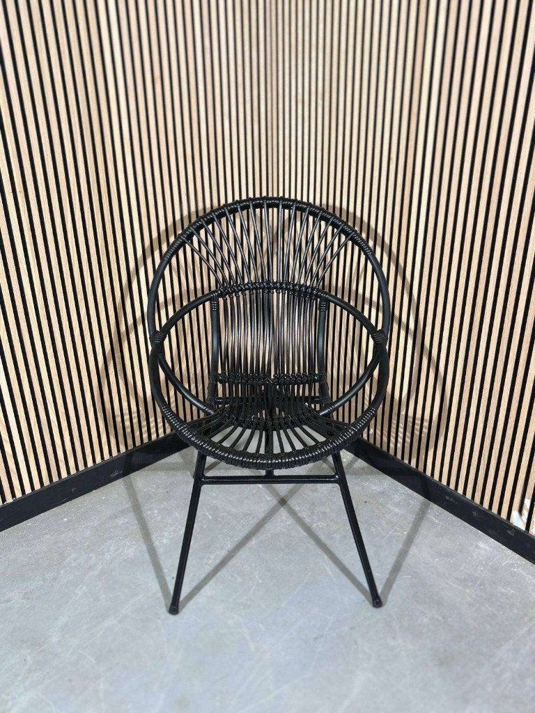 Kantine stoel Zwart (3 stuks), Drie, Zwart, Ophalen of Verzenden, Zo goed als nieuw