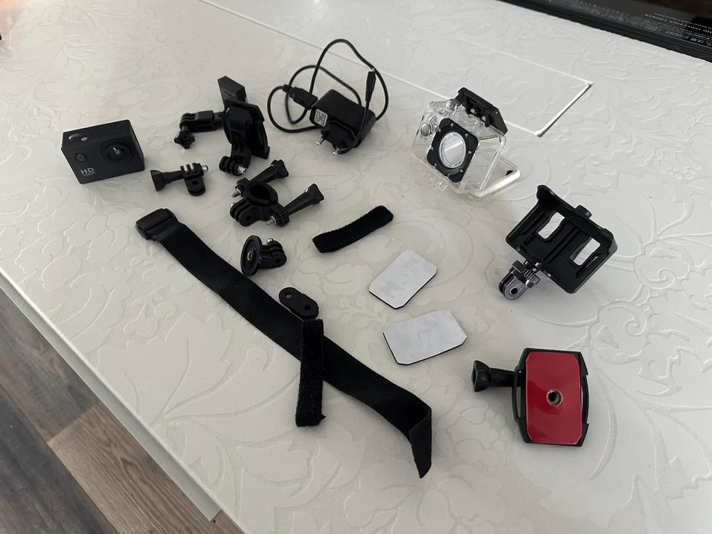 Actie camera nieuw met alle toebehoren, Ophalen of Verzenden, Zo goed als nieuw, Overige merken