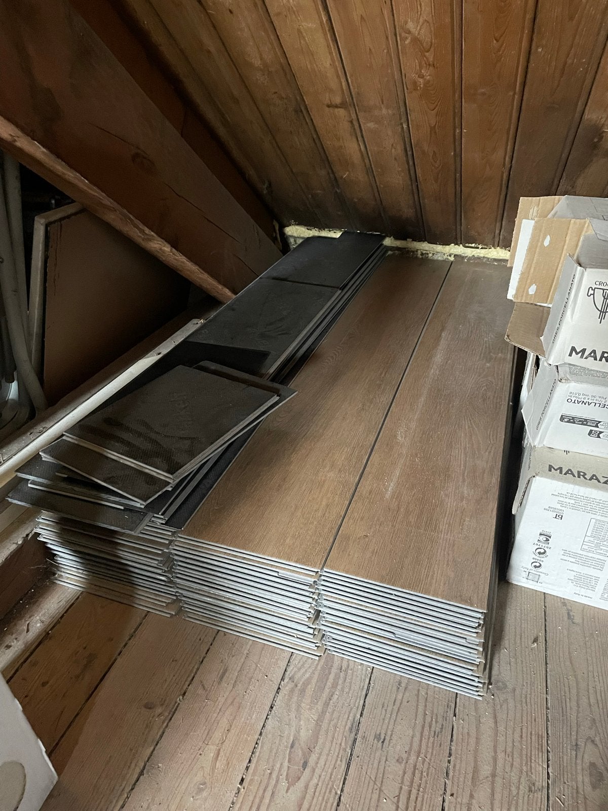 Pvc vloerdelen - gebruikt, Ophalen, Zo goed als nieuw, 10 m² of meer, 10 tot 30 cm
