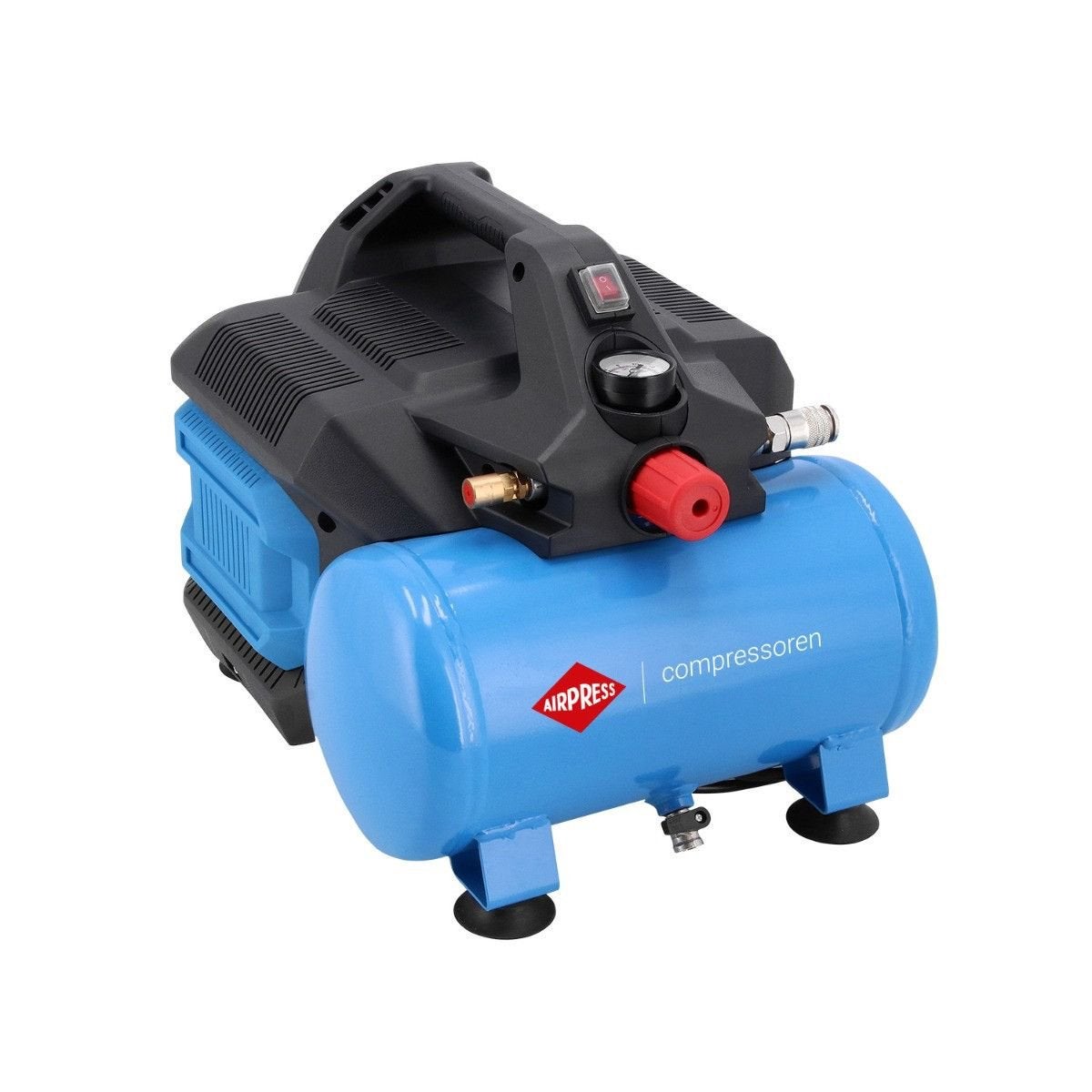 AIRPRESS Compressor LMO 6-126 - Nieuw in doos, Doe-het-zelf en Verbouw, 6 tot 10 bar, Nieuw, Ophalen of Verzenden, Minder dan 200 liter/min