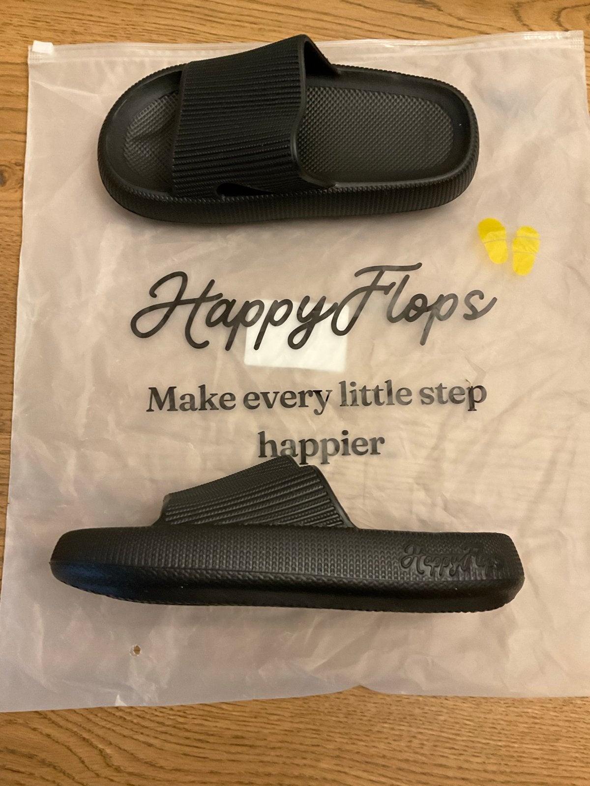 Happy Flops slippers voor kinderen - zwart, maat 30/31, Ophalen of Verzenden, Nieuw, Jongen of Meisje, Schoenen