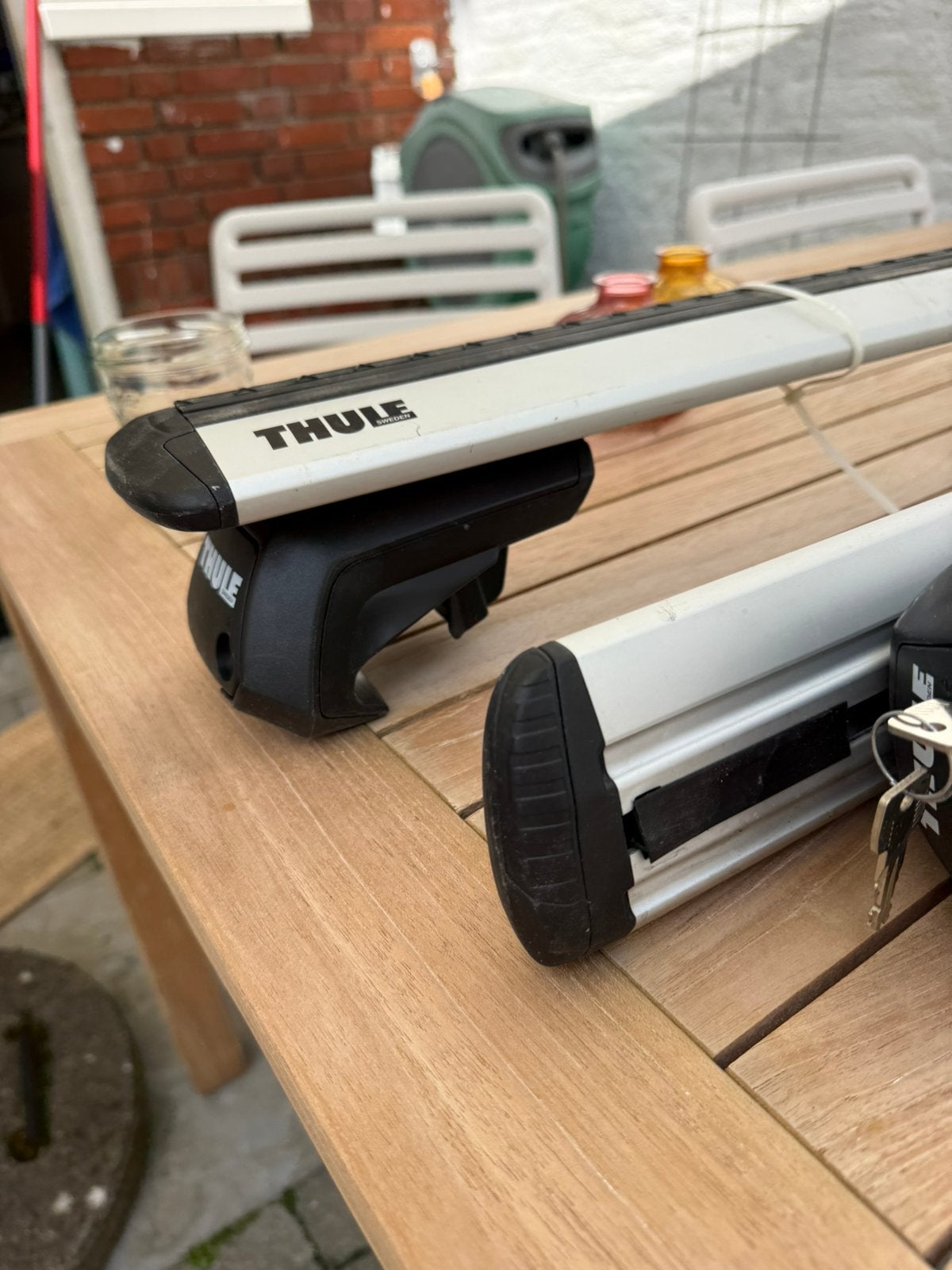 Thule Wingbar Evo dakdragers Skoda Octavia Combi, Ophalen, Zo goed als nieuw
