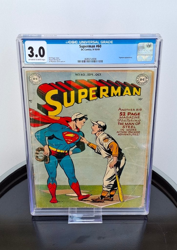 Superman #60 (1949) Golden Age comic CGC 3.0, Boeken, Eén comic, Amerika, Bill Finger, Nieuw