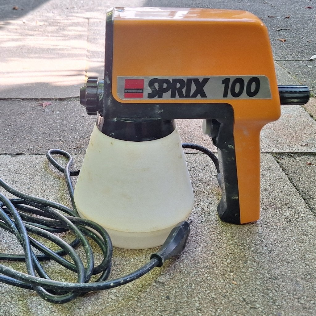 Vintage airless verfspuitpistool Brennenstuhl SPRIX 100., Ophalen of Verzenden, Gebruikt, Verfspuit of Verfpomp