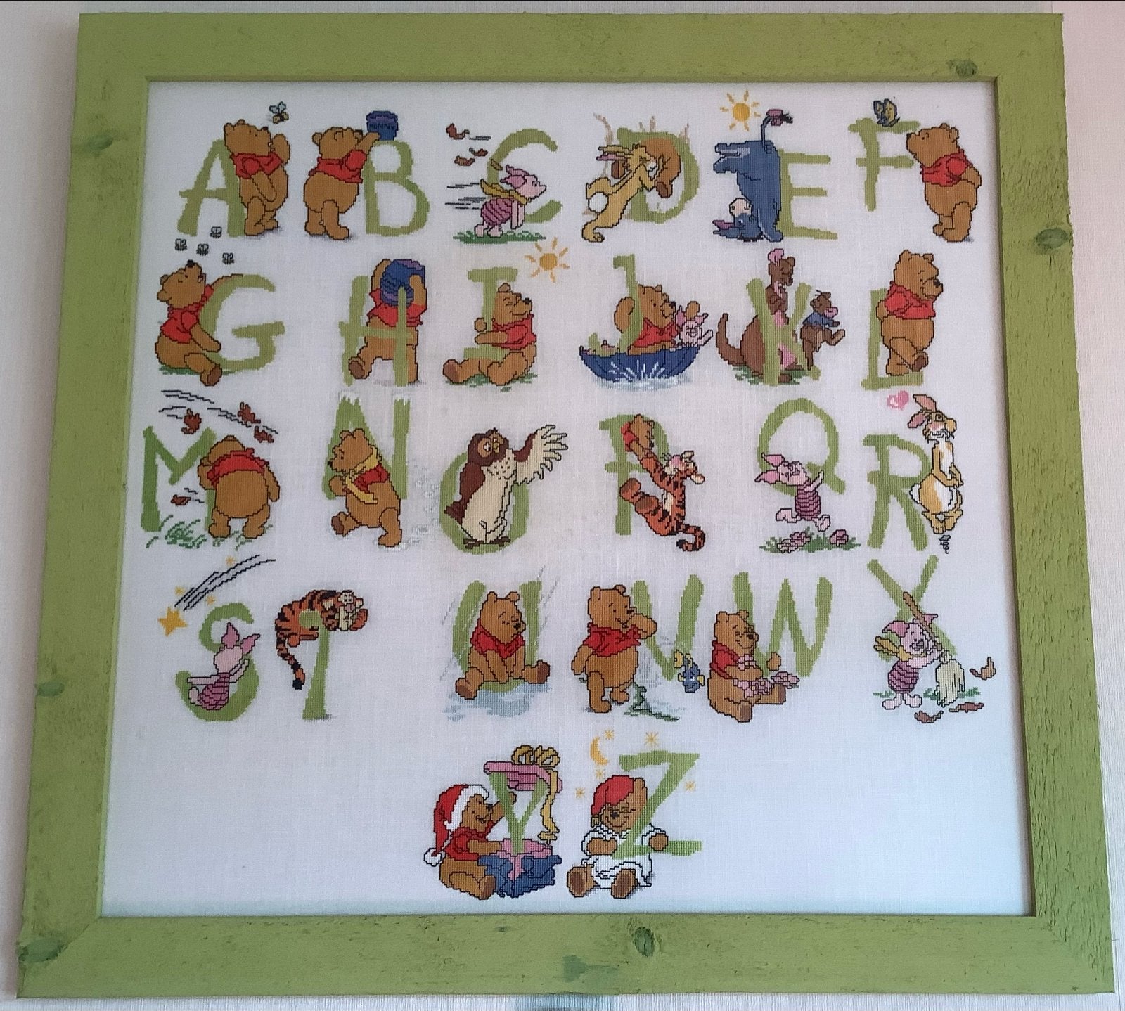 Winny de Phoe borduur werk in lijst, Overige typen, Ophalen of Verzenden, Zo goed als nieuw, 75 tot 100 cm