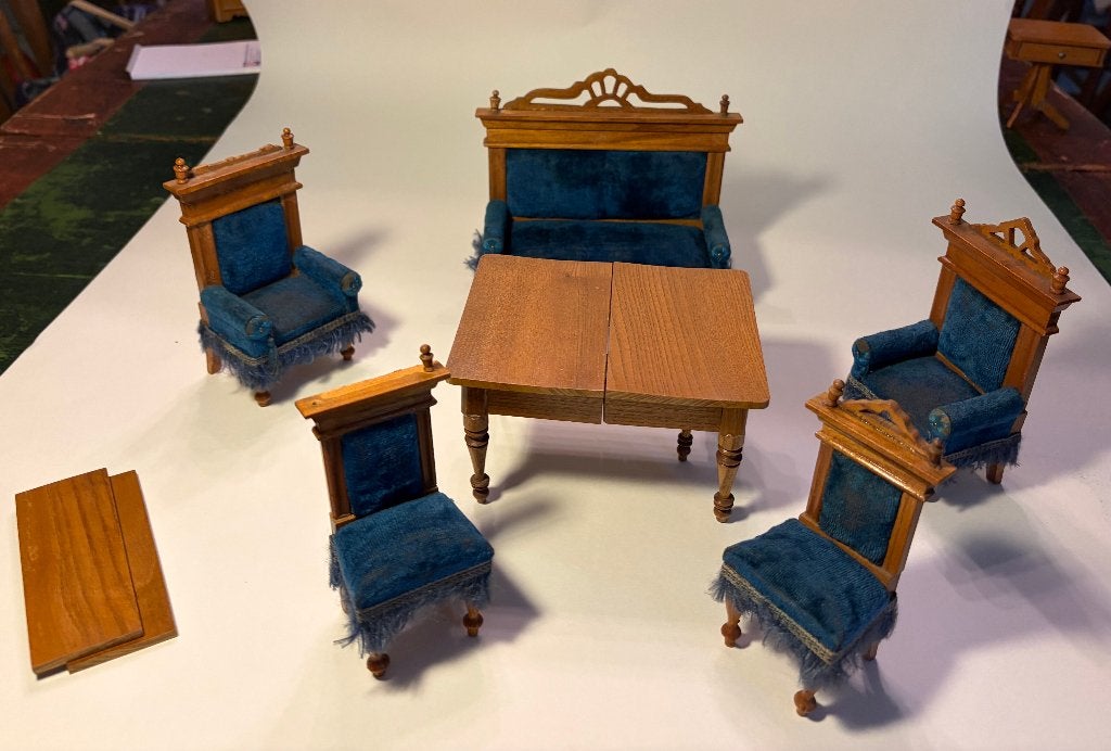 antieke interieur poppenhuis Waltershausen, Ophalen of Verzenden