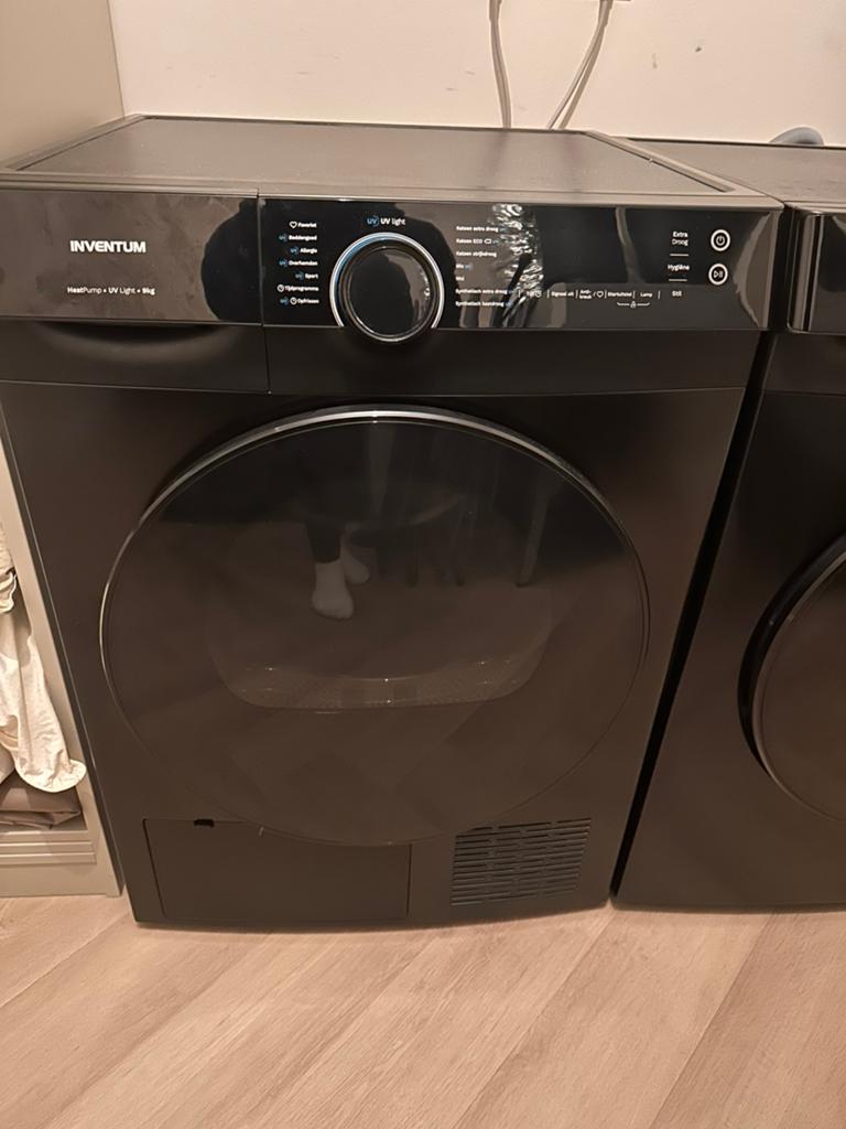Inventum VDW9001B droger – 9KG – Zwart – Zo goed als nieuw, Witgoed en Apparatuur, Wasdrogers, Ophalen, 8 tot 10 kg, Zo goed als nieuw