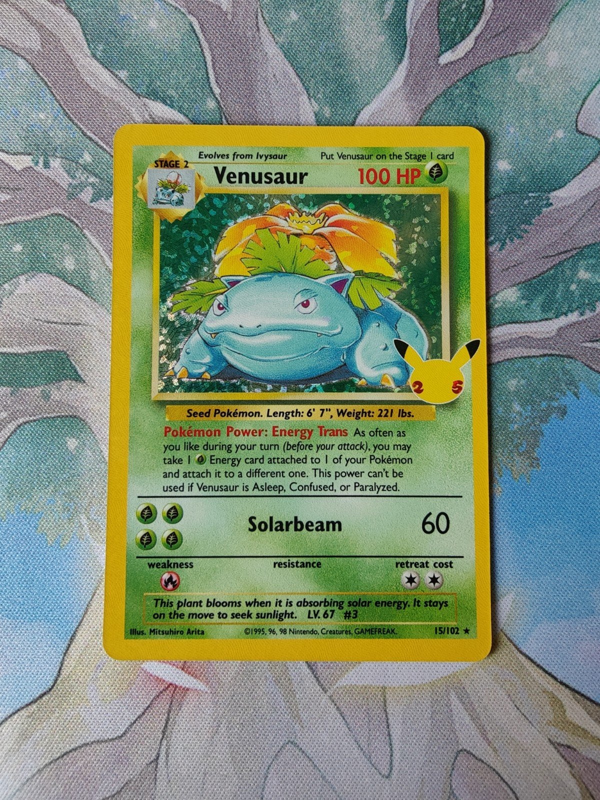 Pokemon celebrations Venusaur Holo 15/102, Ophalen of Verzenden, Nieuw, Losse kaart, Foil