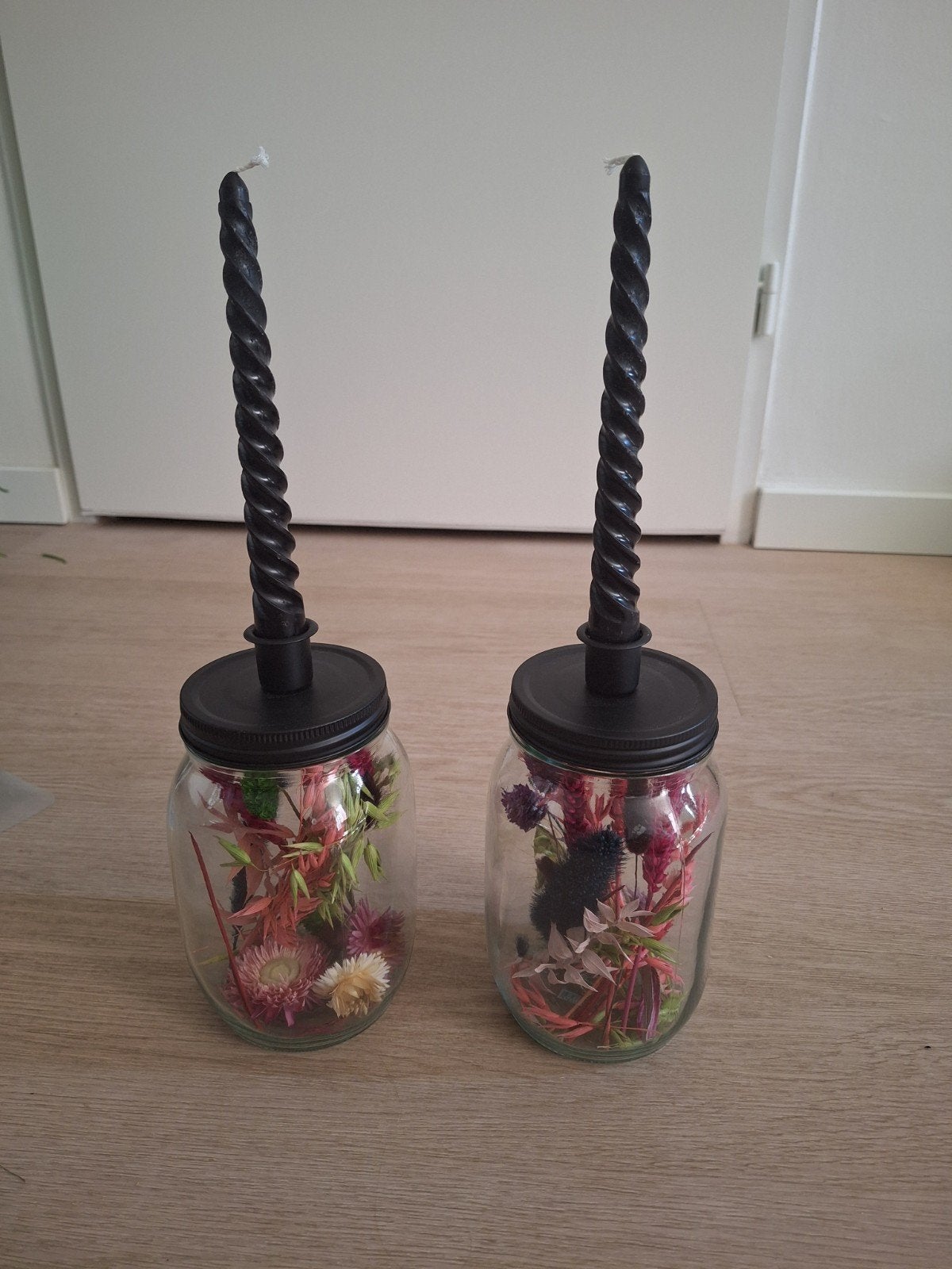 Kaarsen, Ophalen, Zwart, Nieuw, Glas