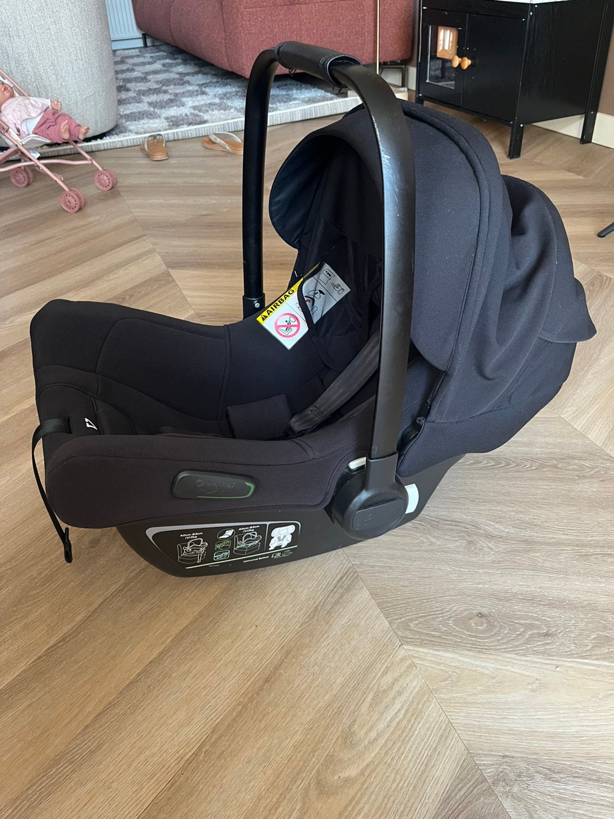 Bugaboo Turtle air MaxiCosi, Kinderen en Baby's, Autostoeltjes, Autogordel of Isofix, Zo goed als nieuw, 0 t/m 13 kg, Ophalen