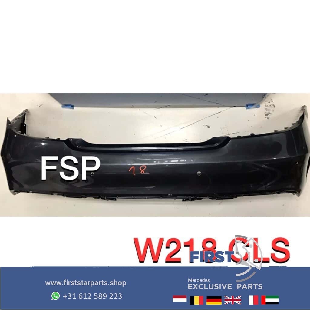 W218 CLS AMG Achterbumper donkergrijs origineel Mercedes gri