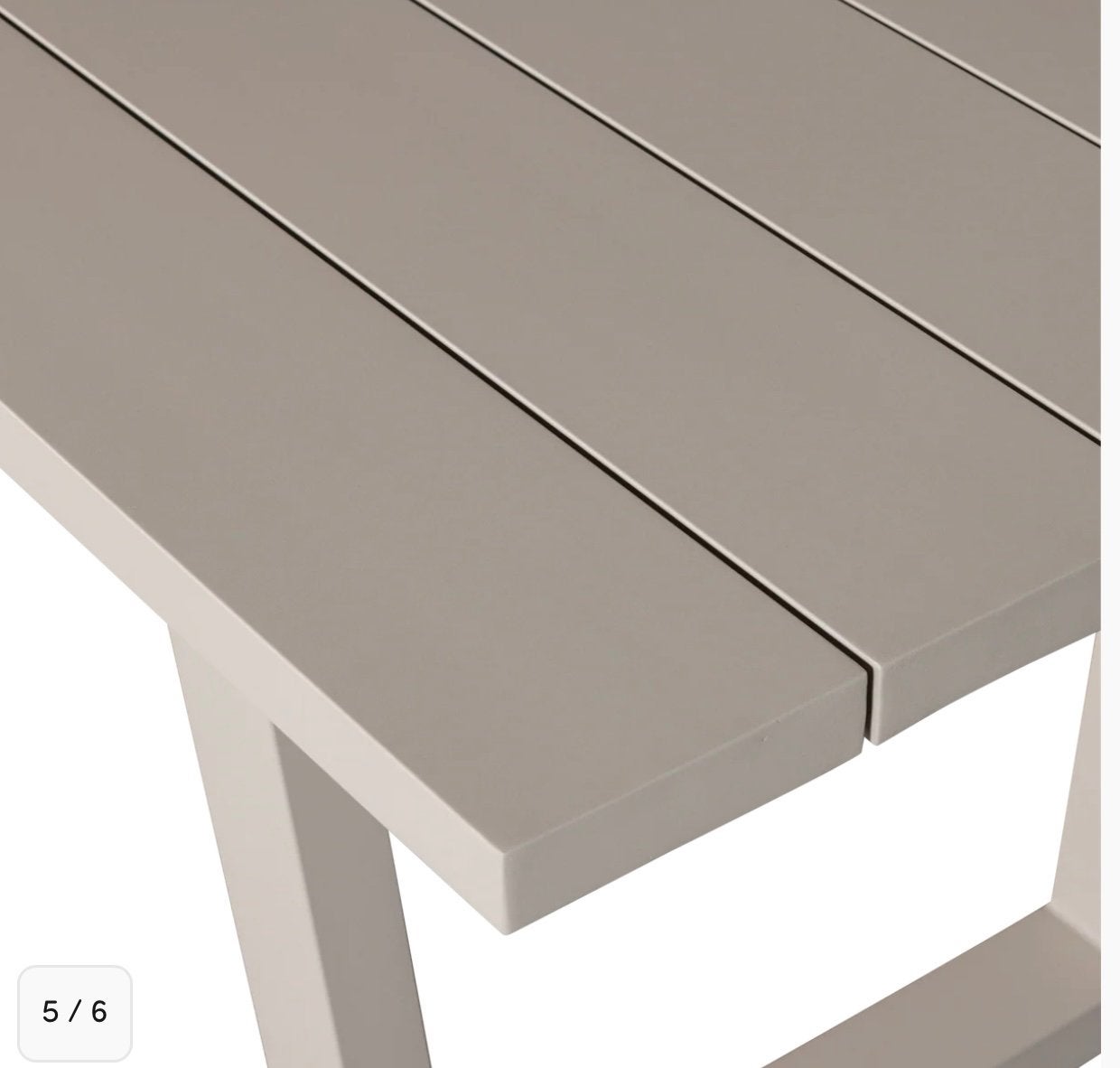 Moderne aluminium tuintafel – 240 cm, Ophalen, 200 cm of meer, 50 tot 100 cm, Zo goed als nieuw