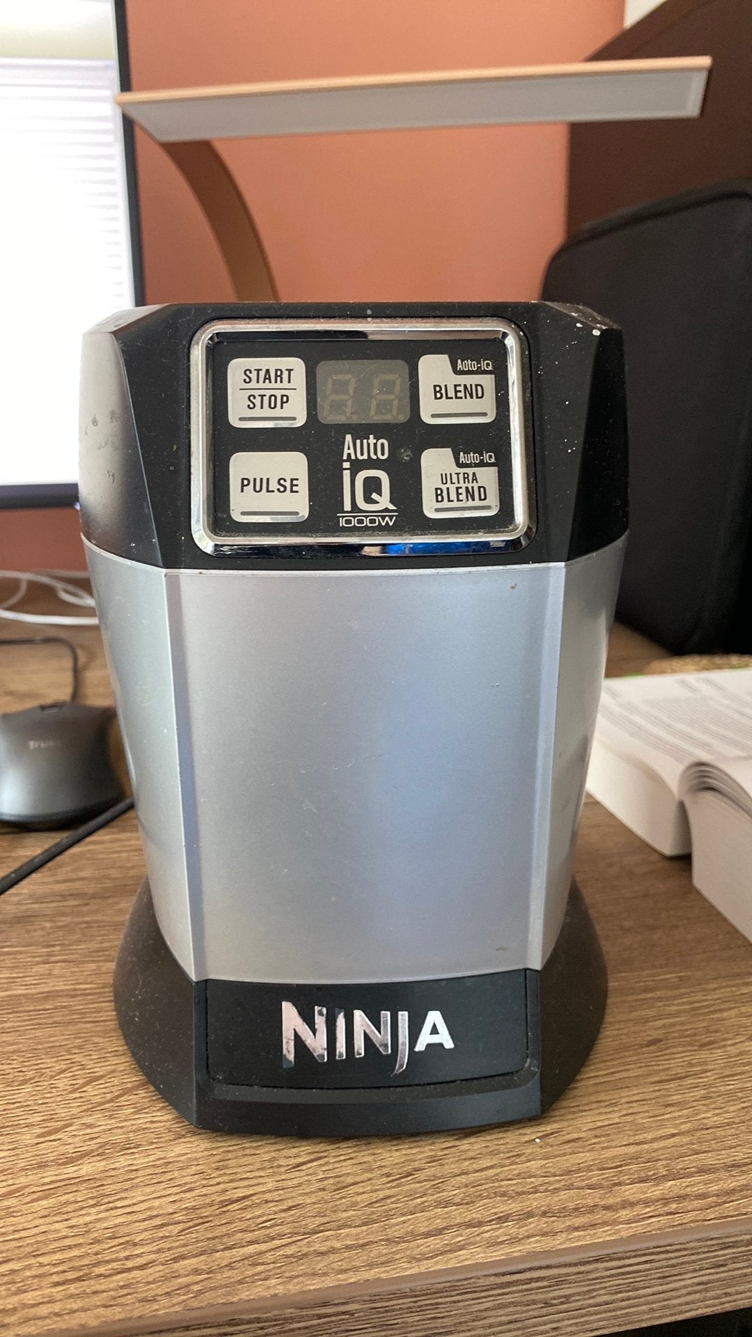 Ninja Mixer - Krachtige Blender voor Smoothies en Meer, Minder dan 1 liter, Ophalen of Verzenden, Gebruikt, 1 snelheid