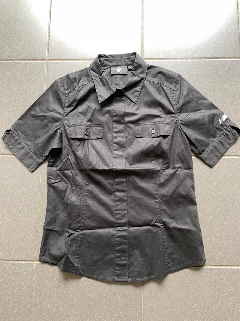 Zwarte blouse BMW M, Ophalen of Verzenden, Zo goed als nieuw, Maat 36 (S), Zwart