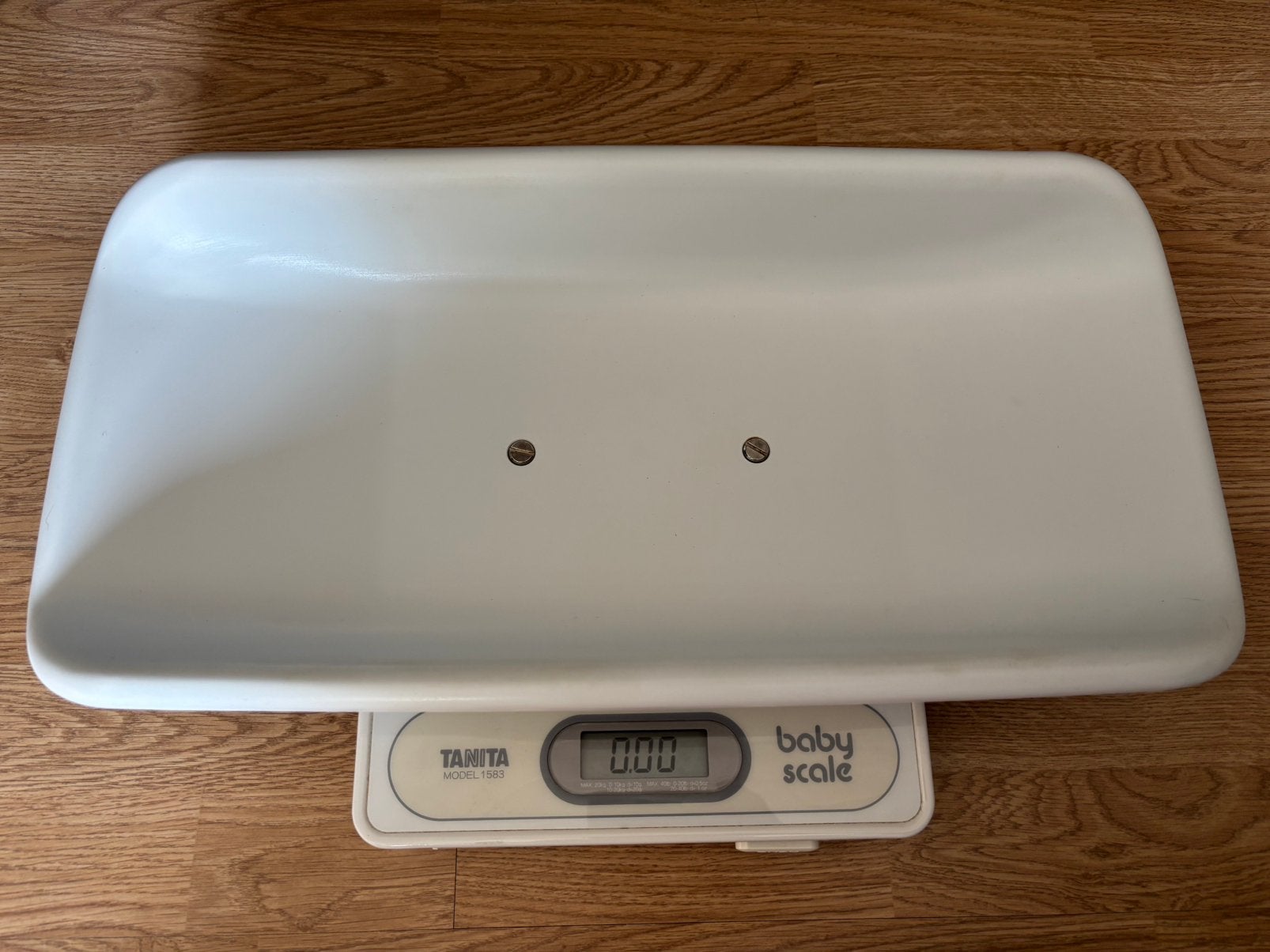 Tanita babyweegschaal in draagtas model 1583, 1 tot 500 gram, Ophalen of Verzenden, Digitaal, Personenweegschaal