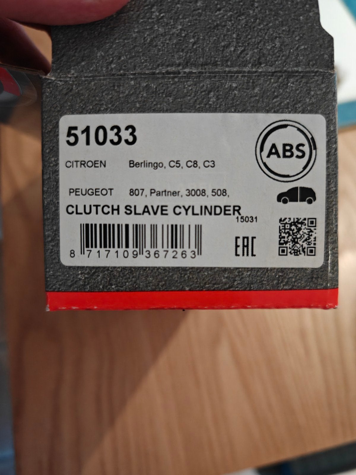 ABS hulpkoppelingscilinder voor Citroën/Peugeot, Auto-onderdelen, Ophalen of Verzenden, Gebruikt, Citroën