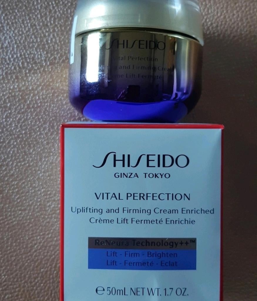 Shiseido Vital Perfection Crème - 50ml, Sieraden, Tassen en Uiterlijk, Uiterlijk | Gezichtsverzorging, Ophalen of Verzenden, Nieuw