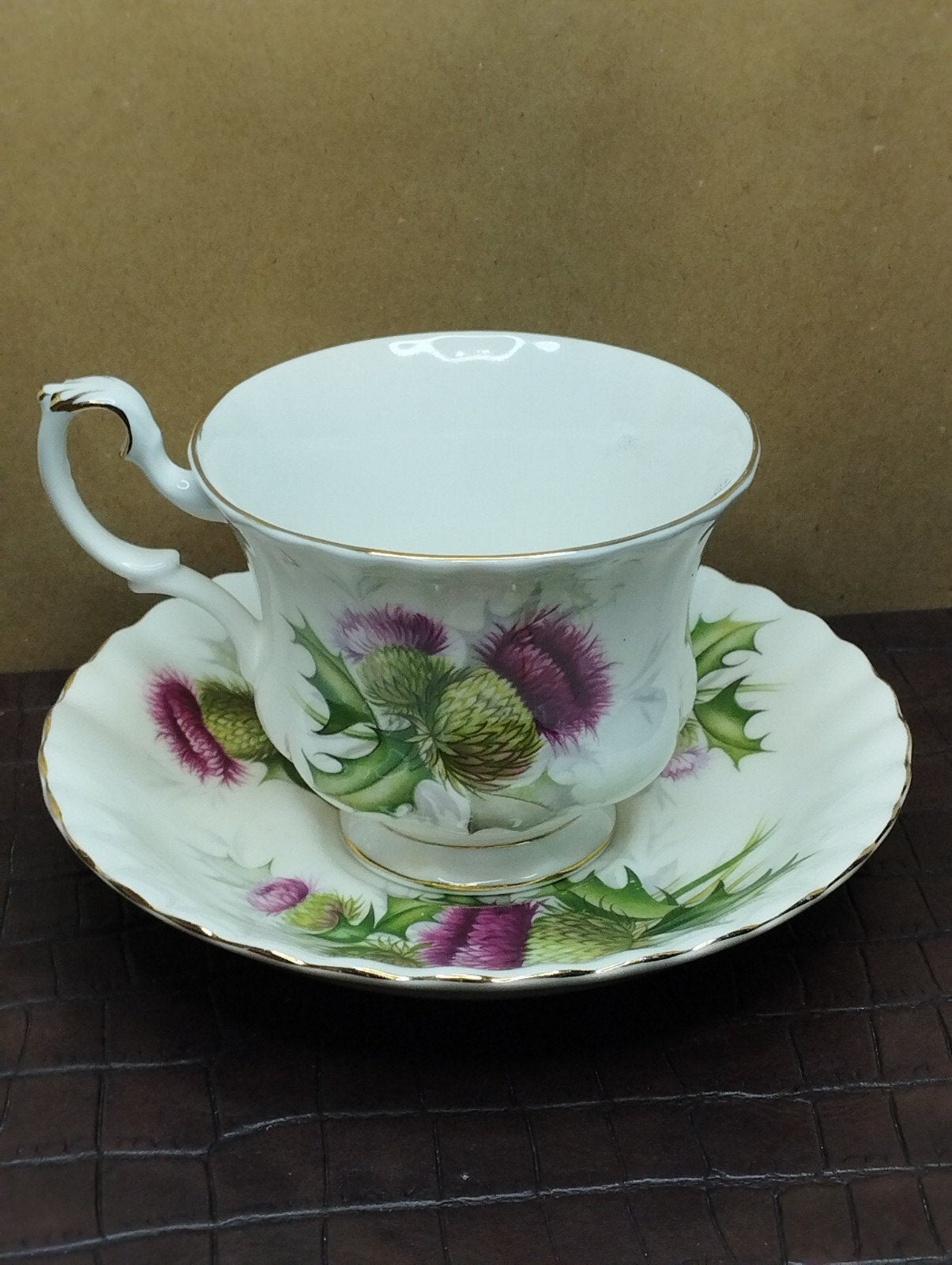 Prachtige vintage Royal Albert theeset, Ophalen of Verzenden, Zo goed als nieuw, Porselein, Kop en/of schotel