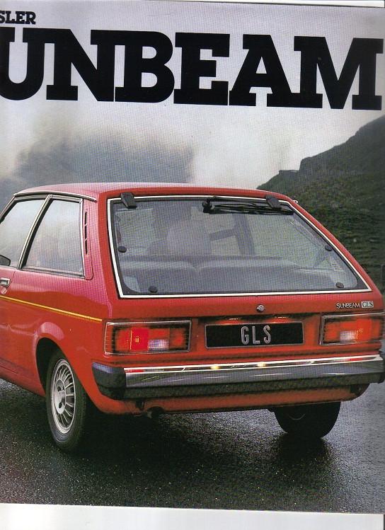 Chrysler Sunbeam, Brochure 8/1978, Verzenden, Gelezen, Overige merken