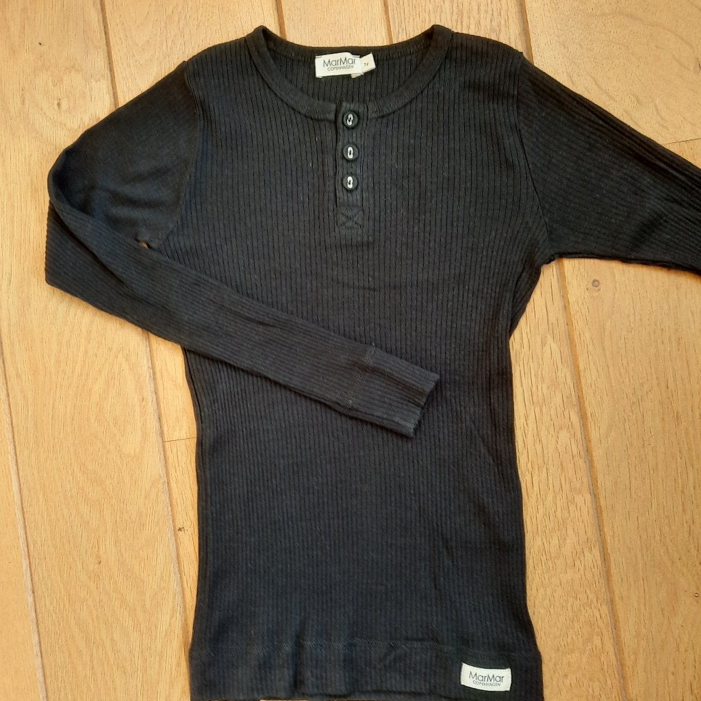 MarMar t- shirt lange mouw zwart maat 122 - nieuw -, Meisje, Nieuw, Ophalen of Verzenden, Shirt of Longsleeve