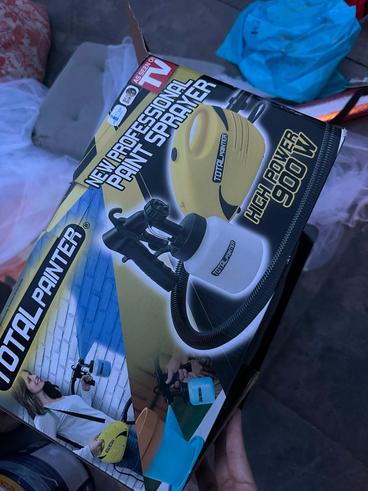 Paint sprayer, Ophalen, Zo goed als nieuw