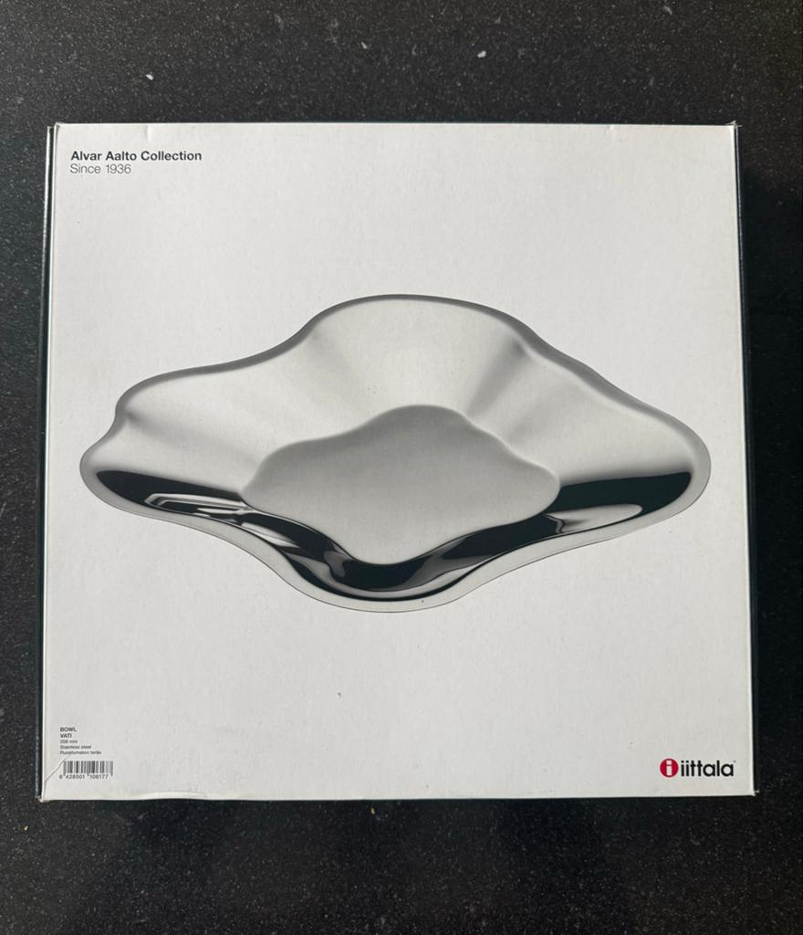 Iittala Alvar Aalto Collection Bowl Vati 358 RVS, Huis en Inrichting, Woonaccessoires | Schalen en Manden, Ophalen, Overige materialen