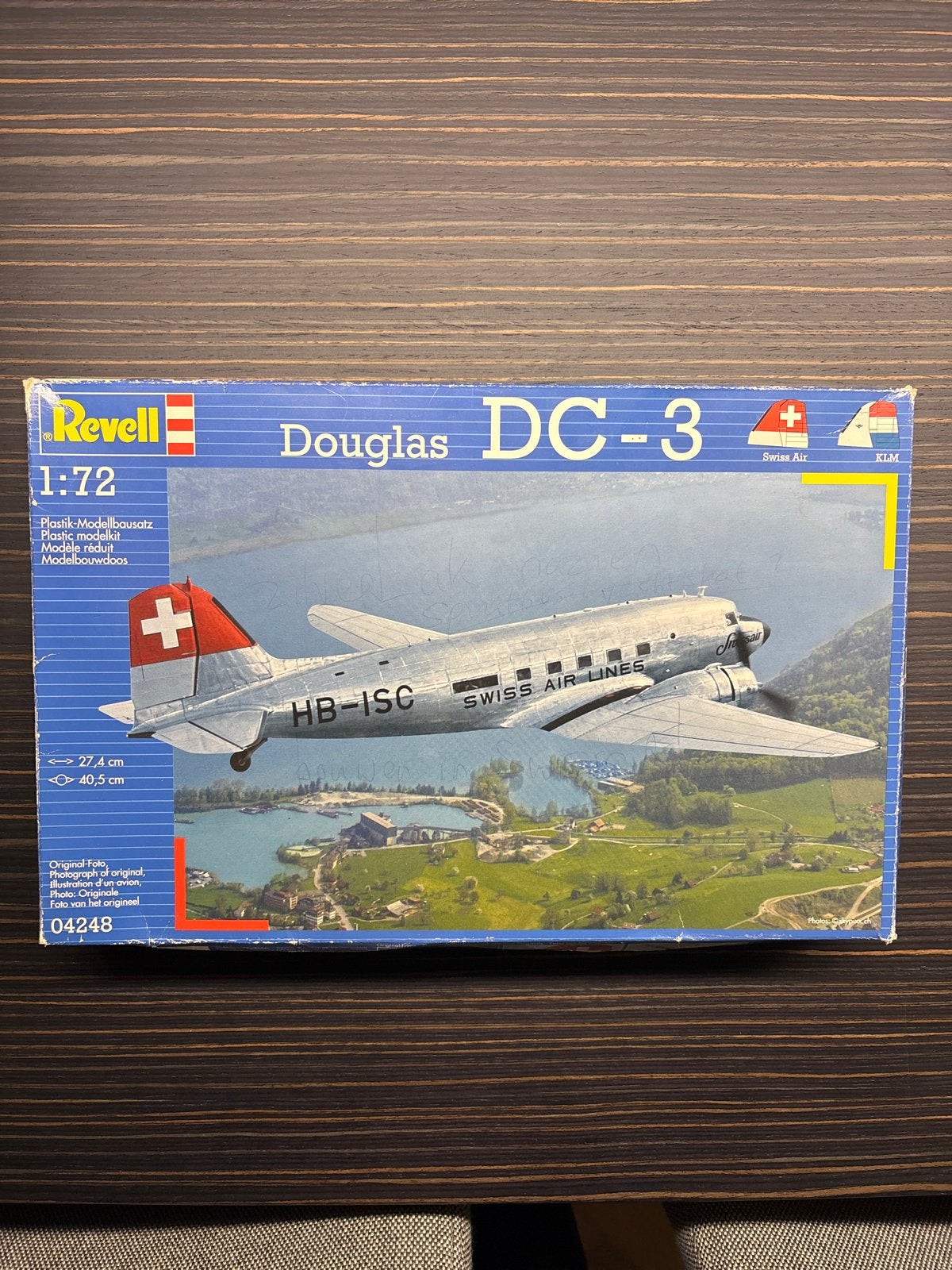 Revell 04248 Douglas DC-3 'Swiss Air' & "KLM', schaal 1:72, Hobby en Vrije tijd, 1:72 tot 1:144, Revell, Nieuw, Ophalen of Verzenden