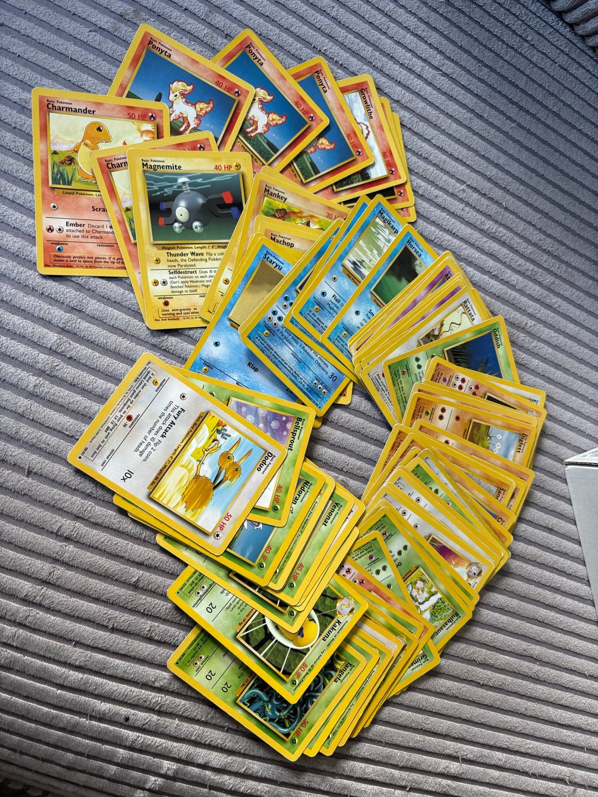 Pokémon kaarten collectie 1995/1998, Hobby en Vrije tijd, Ophalen of Verzenden, Gebruikt, Meerdere kaarten
