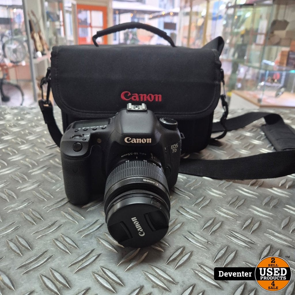 Canon EOS 7D met EFS 18-55mm 1:3.5-5.6 III 7036 clicks!, Canon, Gebruikt, Support@canon.com, 30-2, Shimomaruko 3-chome, Ohta-ku
Tokyo 146-8501
Japan
