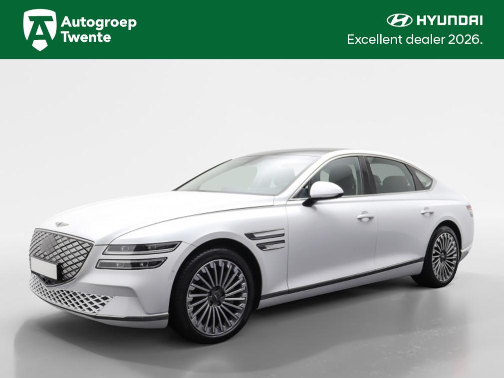 Genesis G80 87kWh | Solarroof | Massage | Stoelventilatie |, Auto's, Genesis, 0 cilinders, Gebruikt, Zwart, 1885 kg