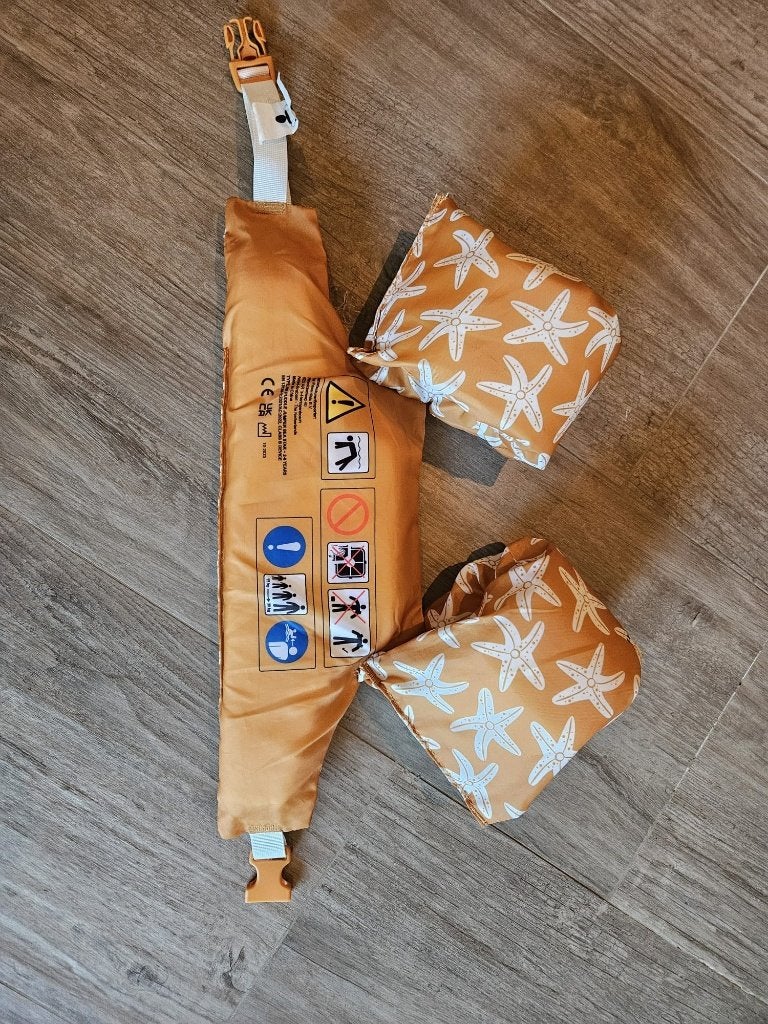 Zwembandjes en zwemgordel met zeesterrenprint, Ophalen, Gebruikt, Jongen of Meisje, Overige maten