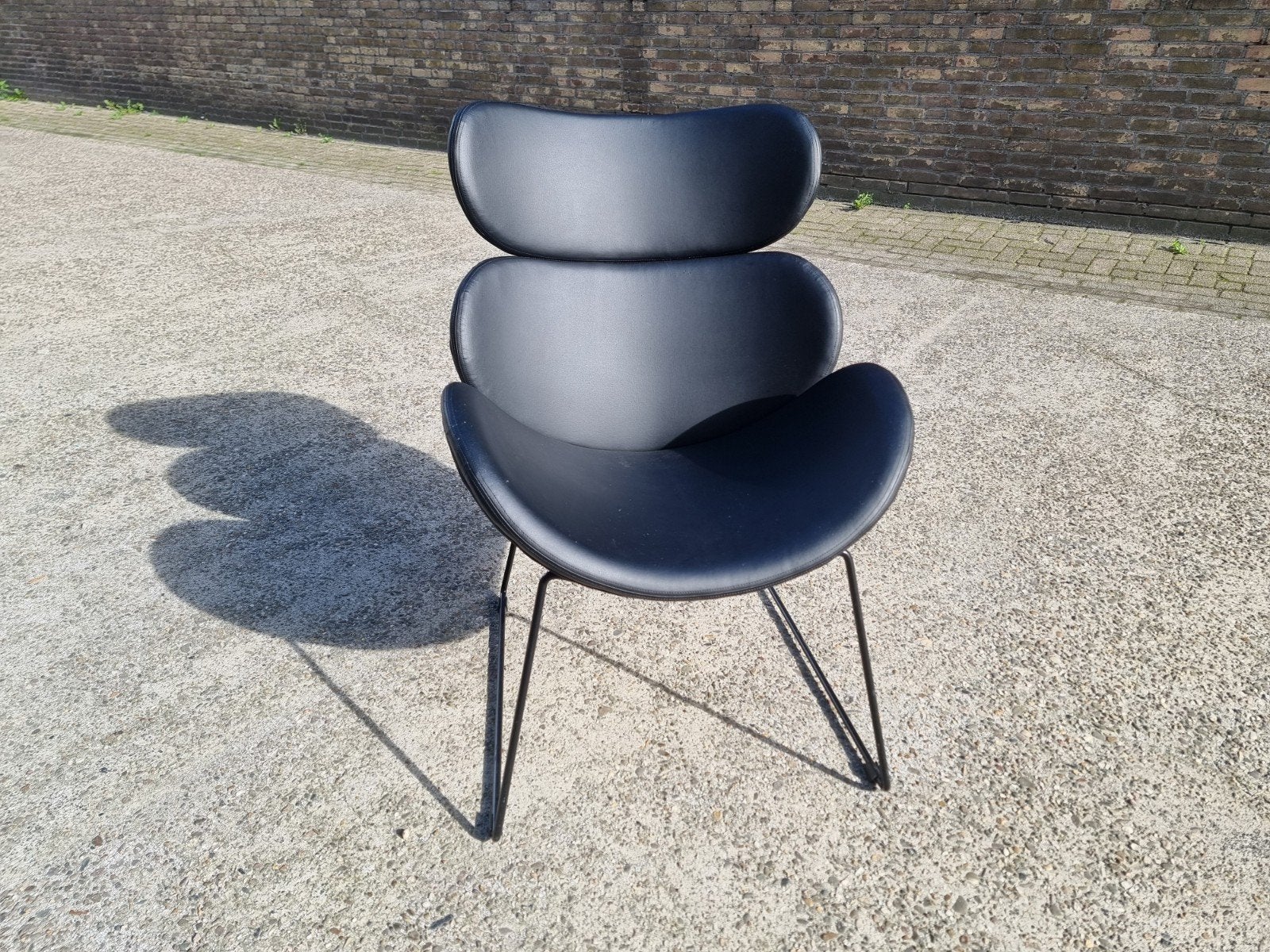 Design stoel met kattenhalen - Zwart, Ophalen, Gebruikt, Zwart, Design