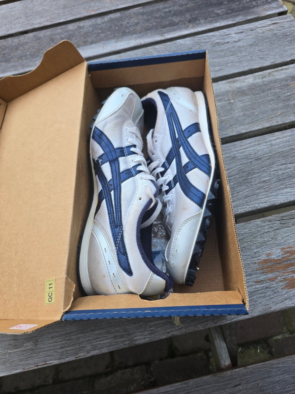 Asics Speedstar Spikes - Maat 43.5, Ophalen, Gebruikt, Spikes, Hardlopen