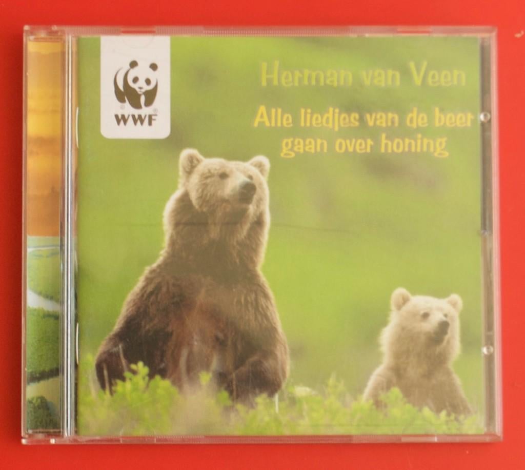cd Herman van Veen Alle liedjes van de beer gaan over honing, Ophalen of Verzenden, Gebruikt, Muziek, Vanaf 10 jaar