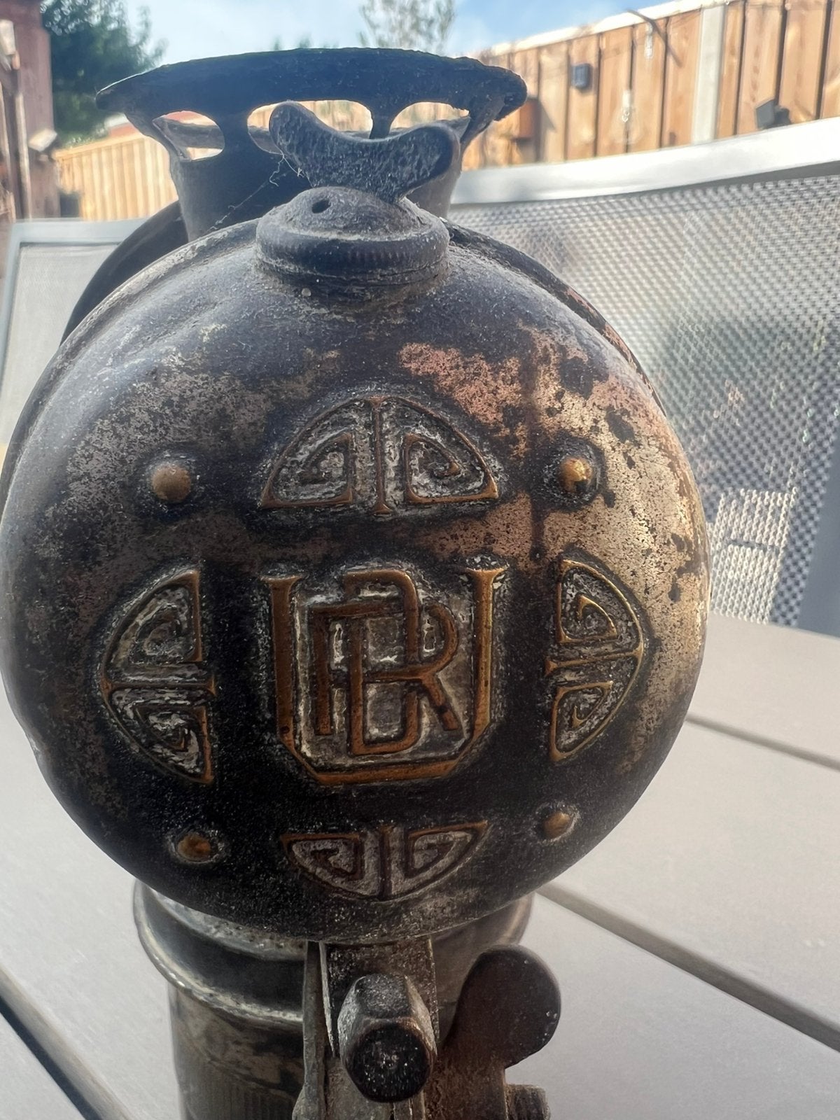 Zeldzame B.R.C. Alpha acetyleen autokoplamp ca. 1905 antiek, Auto-onderdelen, Ophalen, Gebruikt