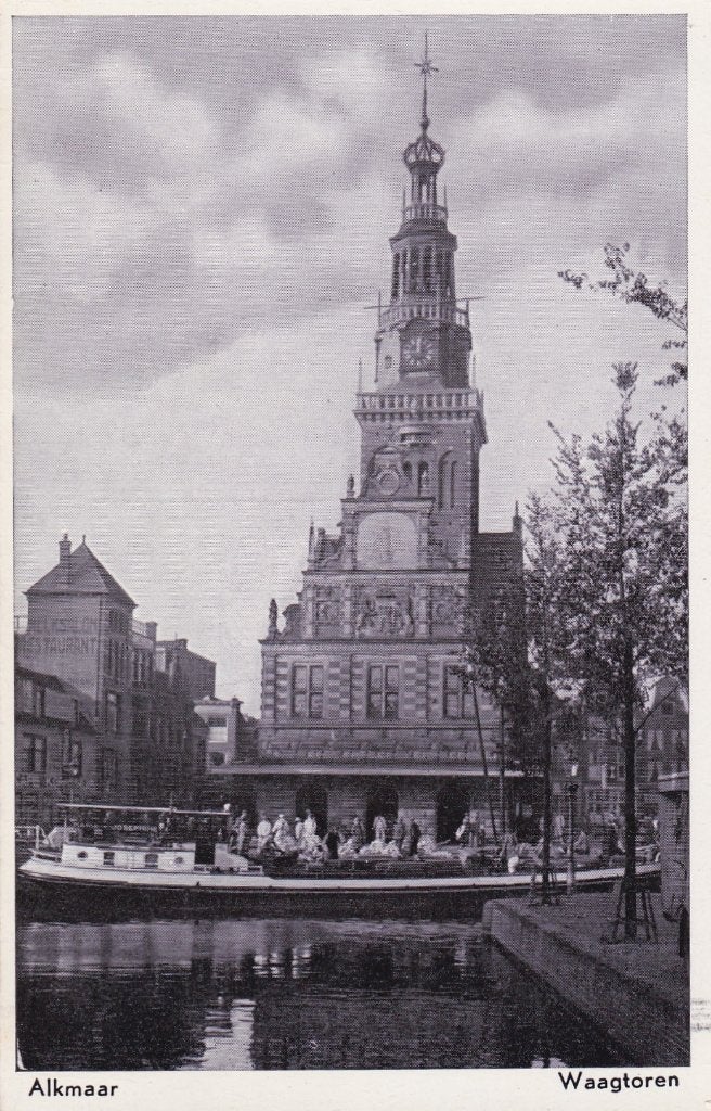 alkmaar waagtoren  ca 1950, Ophalen of Verzenden, Voor 1920, Noord-Brabant
