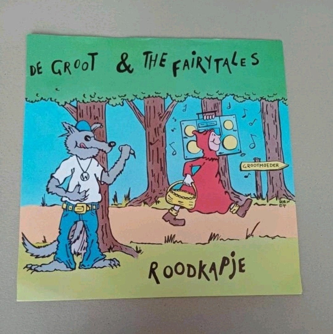 De Groot & Fairytales - Roodkapje, Cd's en Dvd's, Vinyl Singles, Gebruikt, 7 inch, Single, Ophalen of Verzenden
