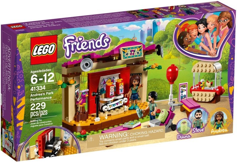 Lego Friends set 41334 Andrea's Park Performance, Lego, Nieuw, Friends, Ophalen of Verzenden