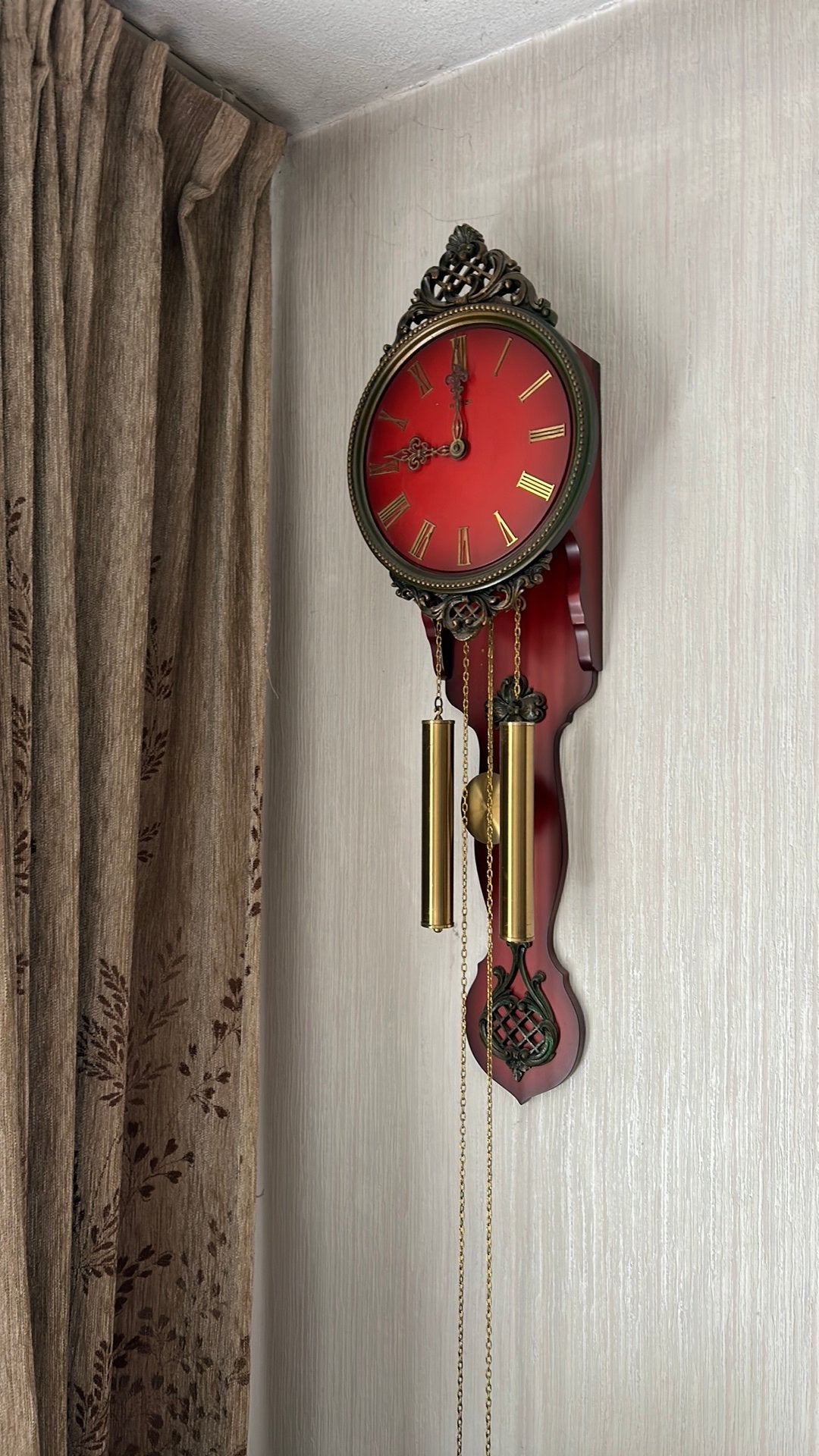 Vintage wandklok, Ophalen, Gebruikt, Wandklok