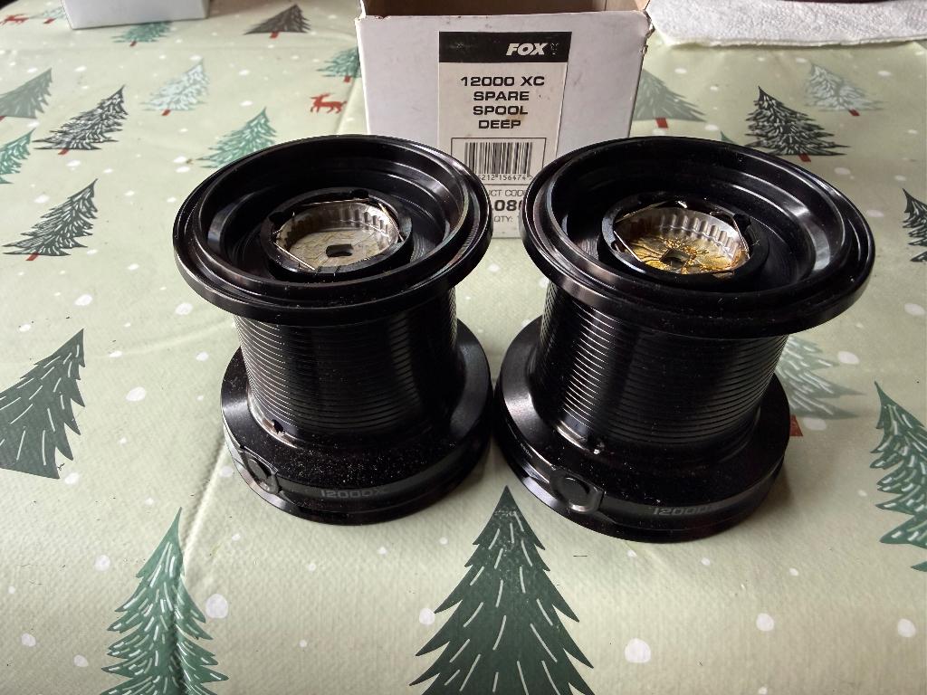 2x fox 12000 xc spare spool nieuw., Watersport en Boten, Hengelsport | Karpervissen, Ophalen of Verzenden, Nieuw, Overige typen