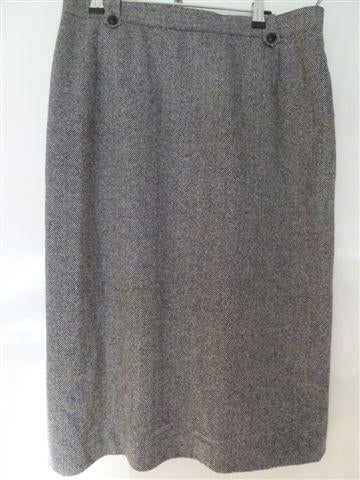 Delmod visgraat rok 42, Kleding | Dames, Rokken, Ophalen of Verzenden, Zo goed als nieuw, Maat 42/44 (L), Onder de knie