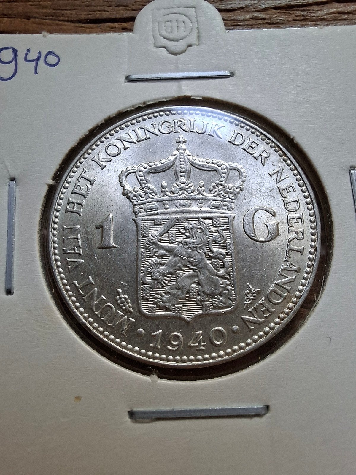 1 gulden 1940, 1 gulden, Zilver, Ophalen of Verzenden, Koningin Wilhelmina