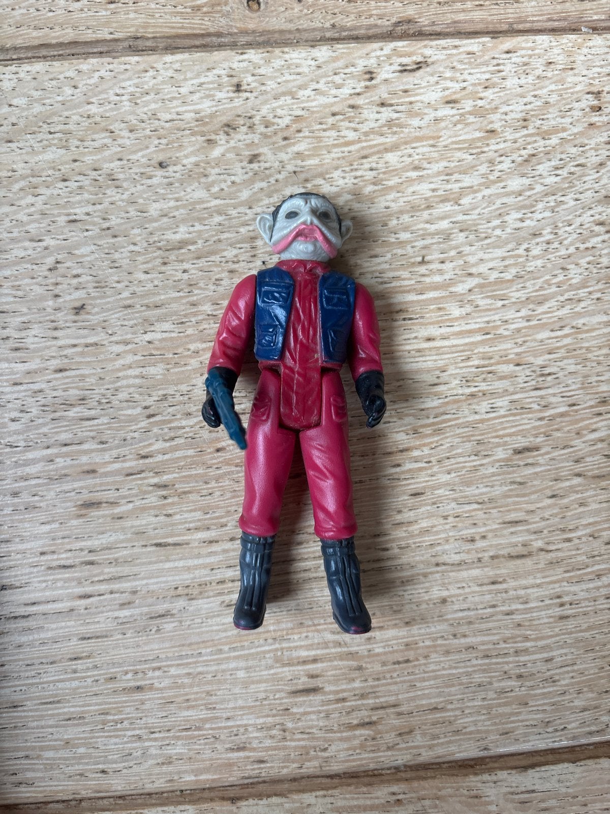 Vintage Star Wars 2 Nien Nunb met wapen (1983), Verzamelen, Ophalen of Verzenden, Gebruikt, Actiefiguurtje