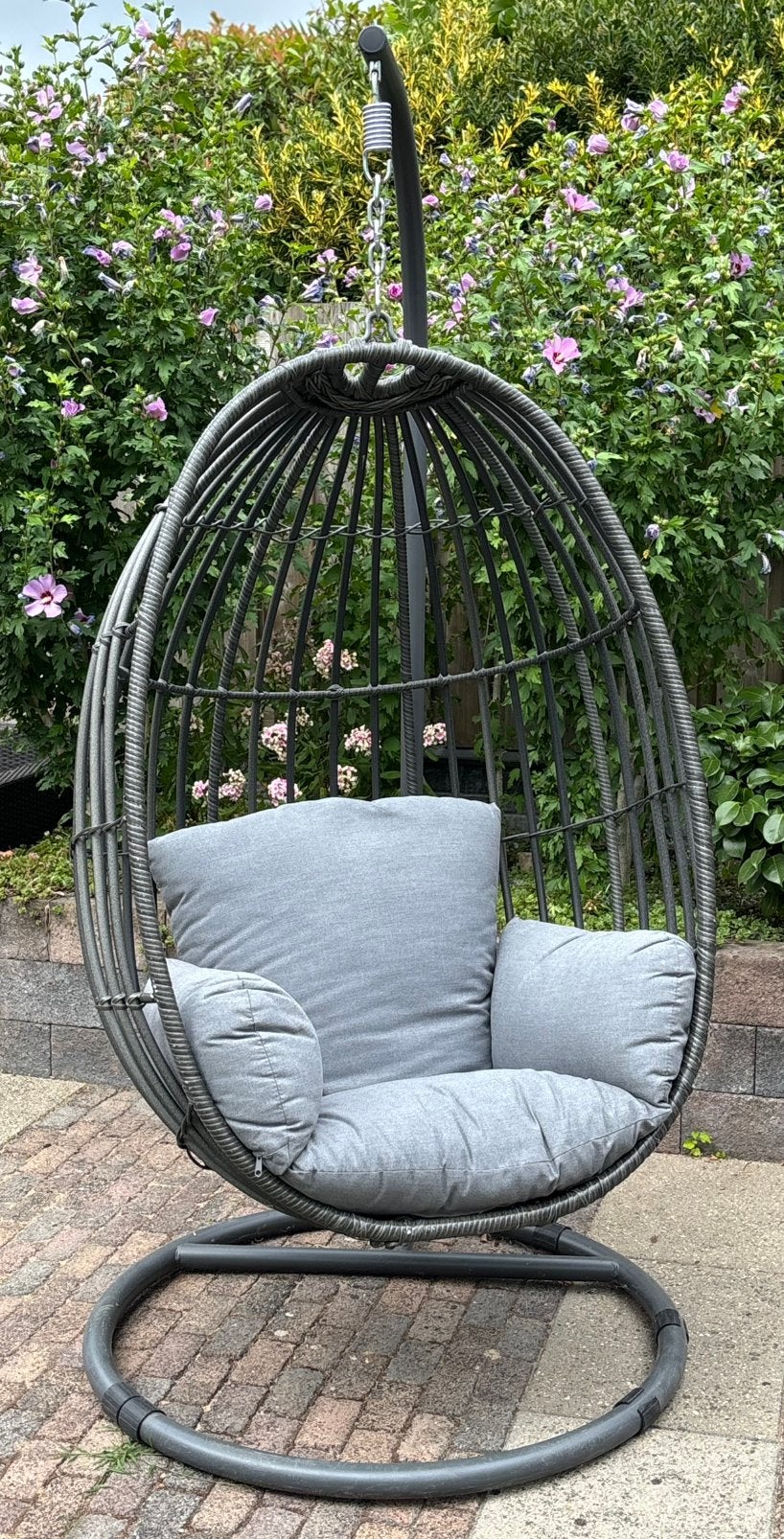 Hangstoel - swing egg, Tuin en Terras, Tuinstoelen, Zo goed als nieuw, Kunststof, Ophalen