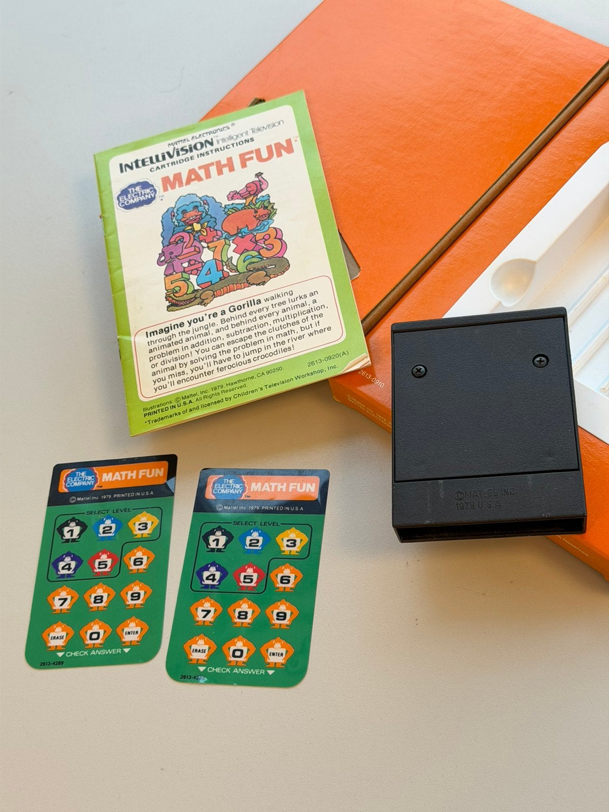 Electric Company Intellivision Math Fun game CIB Mattel 1979, 1 speler, Ophalen of Verzenden, Zo goed als nieuw, H