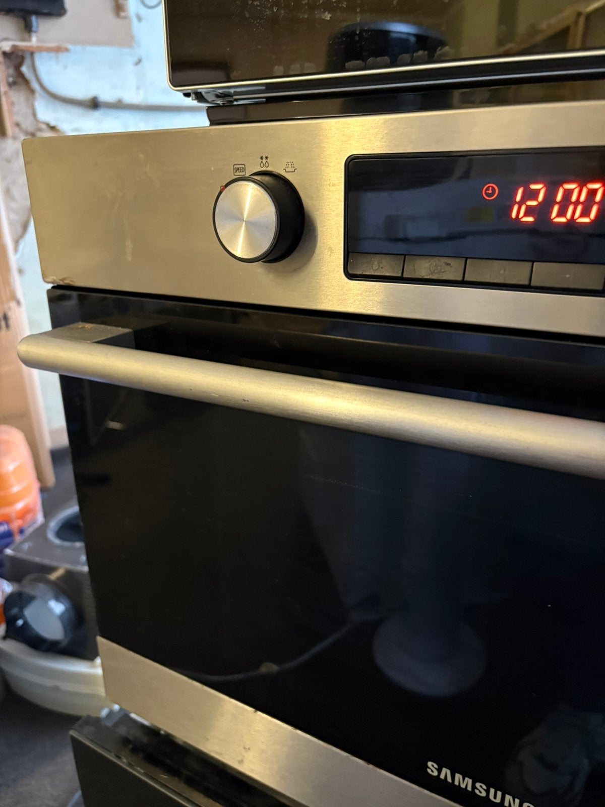 Samsung FQ315S002 inbouw oven met magnetron rvs., Witgoed en Apparatuur, Ovens, Ophalen, Zo goed als nieuw