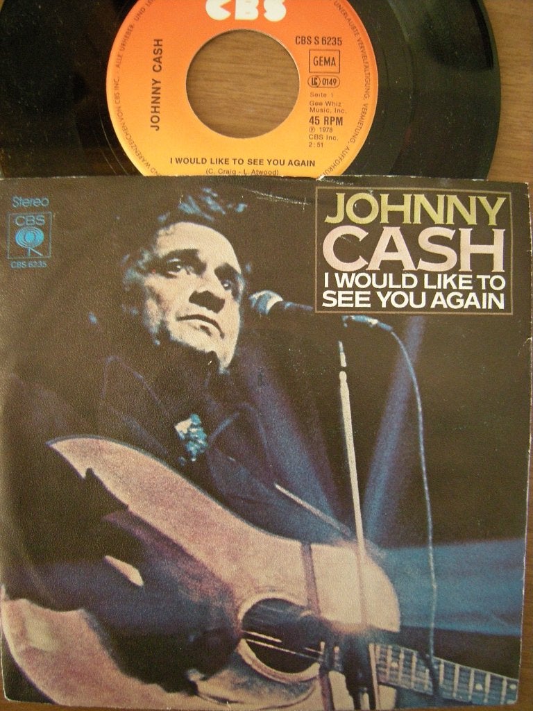 Johnny Cash (I Would Like To See You Again), Gebruikt, 7 inch, Ophalen of Verzenden, Country en Western