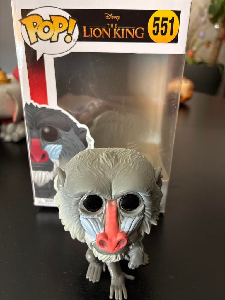 Funko Pop! Disney The Lion King - Rafiki #551, Ophalen of Verzenden, Leeuwenkoning of Jungle Boek, Zo goed als nieuw, Beeldje of Figuurtje